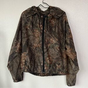 Men’s Camo Sheer Mesh Zip Up